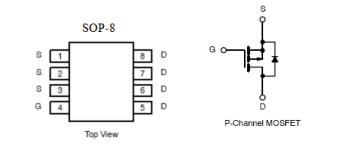 KPE4703A -8A/-30V KPE4703A -8A/-30V