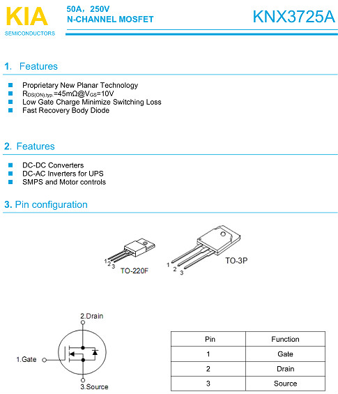3725,50A/ 250V,KNX3725A 3725,50A/ 250V,KNX3725A