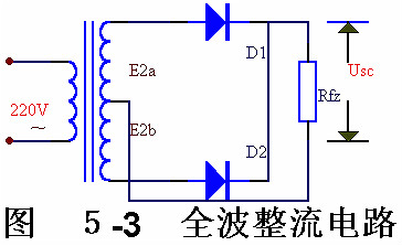 電子電路圖，整流二極管的作用,整流電路
